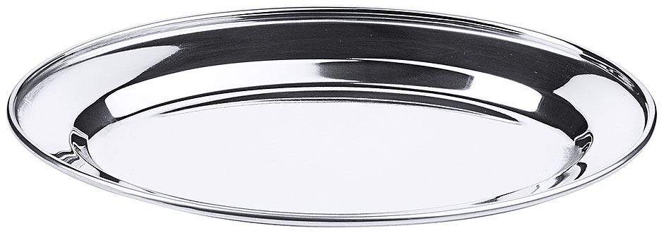 Bratenplatte, oval 25 x 18 cm